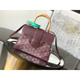 Goyard Sa&Atilde;&macr;gon Souple Mini Burgundy Bag