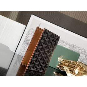 Goyard Grenelle Passport Cover Black & Tan Bag