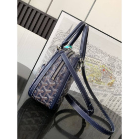Goyard Vintage Bowling Navy Blue Bag