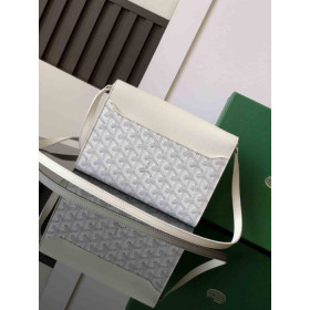 Goyard Chypre Wallet-Pouch White