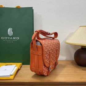 Goyard Belvedere Messenger Goyardine PM Orange Bag