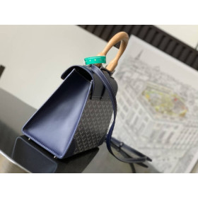 Goyard Sa&Atilde;&macr;gon PM Navy Blue Bag