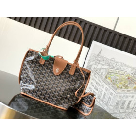 Goyard Anjou Mini Black & Tan Bag