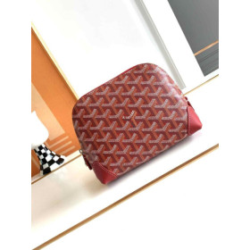 Goyard Vend&Atilde;&acute;me Cosmetic Pouch Red Bag
