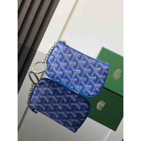Goyard Senat Nano Key Pouch Sky Blue Bag