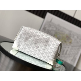 Goyard Bowling 25 Toiletry White Bag