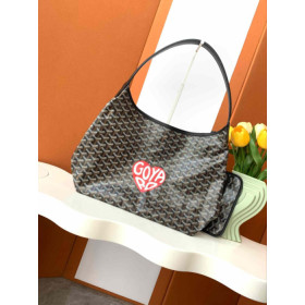 Goyard Boheme Hobo Big Heart Black Bag