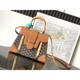 Goyard Sa&Atilde;&macr;gon PM Black & Tan Bag