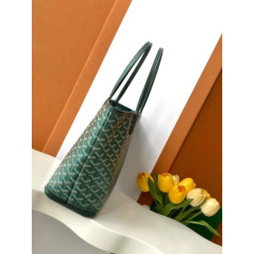 Goyard Artois PM Goyardine Pearlescent Green Bag