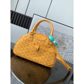 Goyard Vintage Bowling Yellow Bag