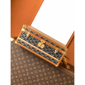 Goyard 352 Case Black & Tan Bag