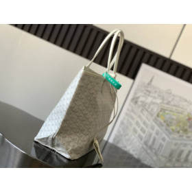 Goyard Saint Louis PM White Bag