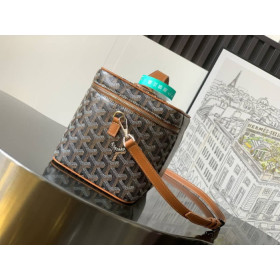Goyard Muse Vanity Case Black & Tan Bag