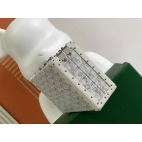 Goyard Minaudiere Trunk White Bag