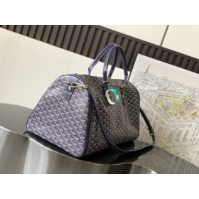Goyard Croisiere 50 Duffle Navy Blue Bag