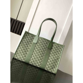 Goyard Villette Jacquard Tote PM Green Bag