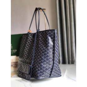 Goyard Reversible Anjou GM Navy Blue Bag
