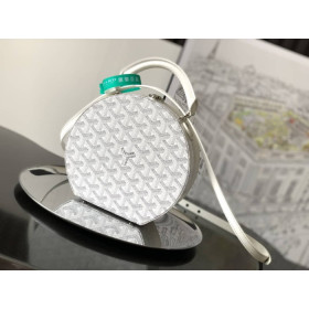 Goyard The Alto Hatbox Trunk White Bag