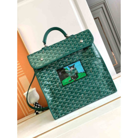 Goyard Saint Leger Backpack X Hulot Edmon Green