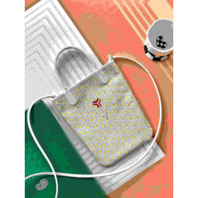 Goyard Poitiers White & Yellow Bag