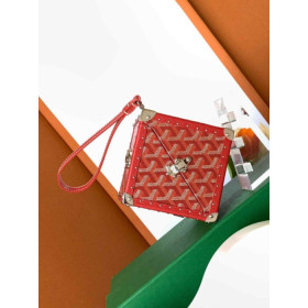 Goyard De Trunk Red Bag