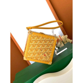 Goyard De Trunk Yellow Bag