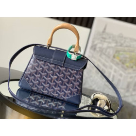 Goyard Sa&Atilde;&macr;gon Souple Mini Navy Blue Bag