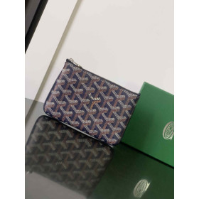 Goyard Senat Mini Pouch Navy Blue Bag