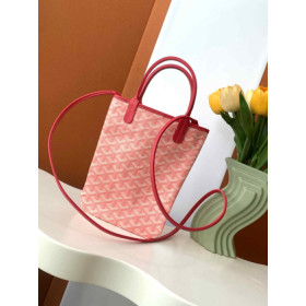 Goyard Poitiers Watermelon Red & Sakura Pink Bag