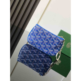 Goyard Senat Nano Key Pouch Sky Blue Bag