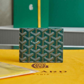 Goyard Victoire Wallet Green
