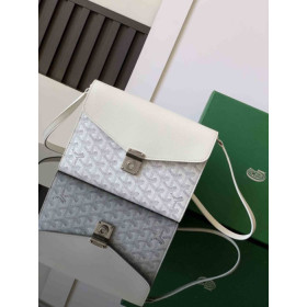 Goyard Chypre Wallet-Pouch White