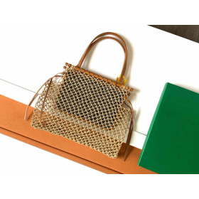 Goyard Net Aligre Tote Black & Tan Bag