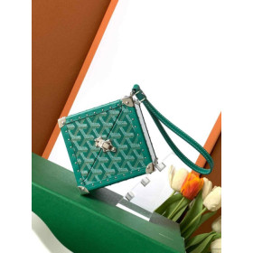 Goyard De Trunk Green Bag