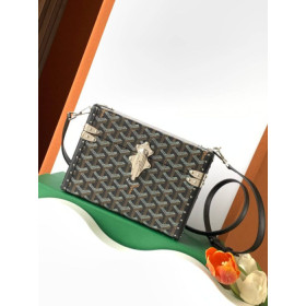Goyard Cassette Trunk Black Bag