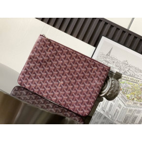 Goyard Senat MM Pouch Burgundy Bag
