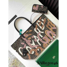 Goyard Saint Louis GM Limited Edition Camo Print Pink Bag