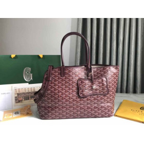 Goyard Chien Gris Burgundy Bag