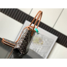 Goyard Saint Louis Mini Black & Tan Bag