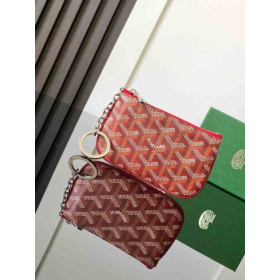 Goyard Senat Nano Key Pouch Red Bag