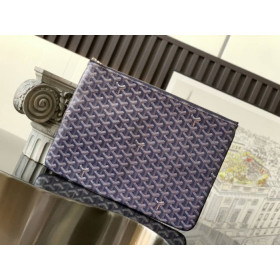 Goyard Senat GM Pouch Navy Blue Bag