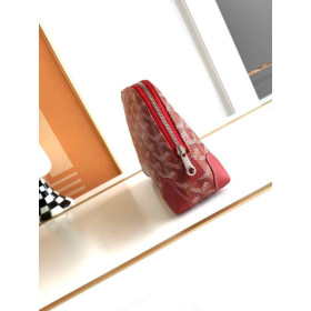 Goyard Vend&Atilde;&acute;me Cosmetic Pouch Red Bag