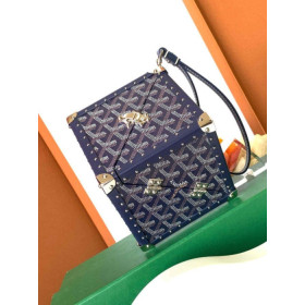 Goyard De Trunk Navy Blue Bag