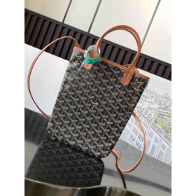 Goyard Poitiers Black & Tan Bag