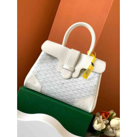 Goyard Saigon Tote White Bag
