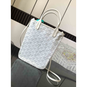 Goyard Poitiers White Bag