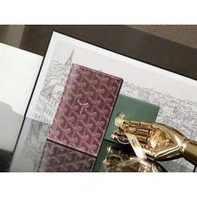 Goyard Grenelle Passport Cover Burgundy Bag