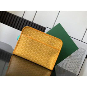 Goyard Jouvence GM Toiletry Yellow Bag