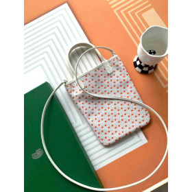 Goyard Poitiers White & Orange Bag