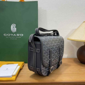 Goyard Belvedere Messenger Goyardine PM Grey Bag